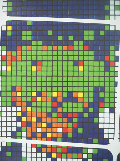 SPACE INVADER : Magritte (RUBIKCUBIST) - Affiche originale