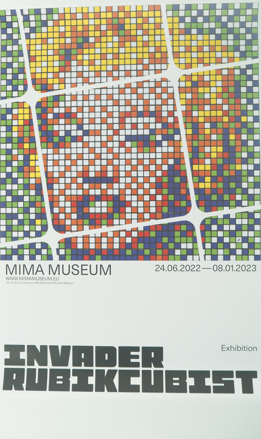 SPACE INVADER : Marylin Monroe (RUBIKCUBIST) - Affiche originale