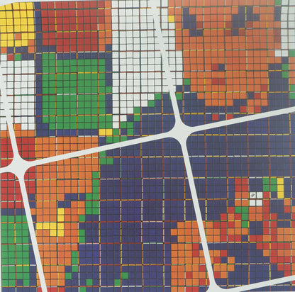 SPACE INVADER : RUBIKCUBIST - Affiche originale