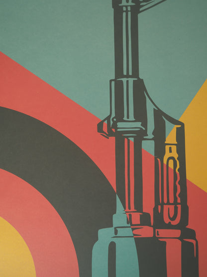 Shepard FAIREY (OBEY) : AK 47 Lotus - Lithographie originale signée