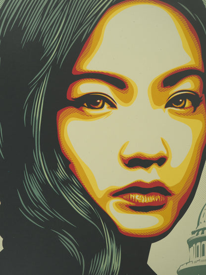 Shepard FAIREY (OBEY) : We the future (Rise to rewrite the law) - Lithographie signée