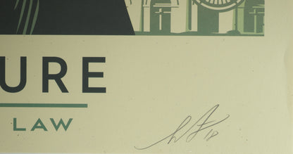 Shepard FAIREY (OBEY) : We the future (Rise to rewrite the law) - Lithographie signée