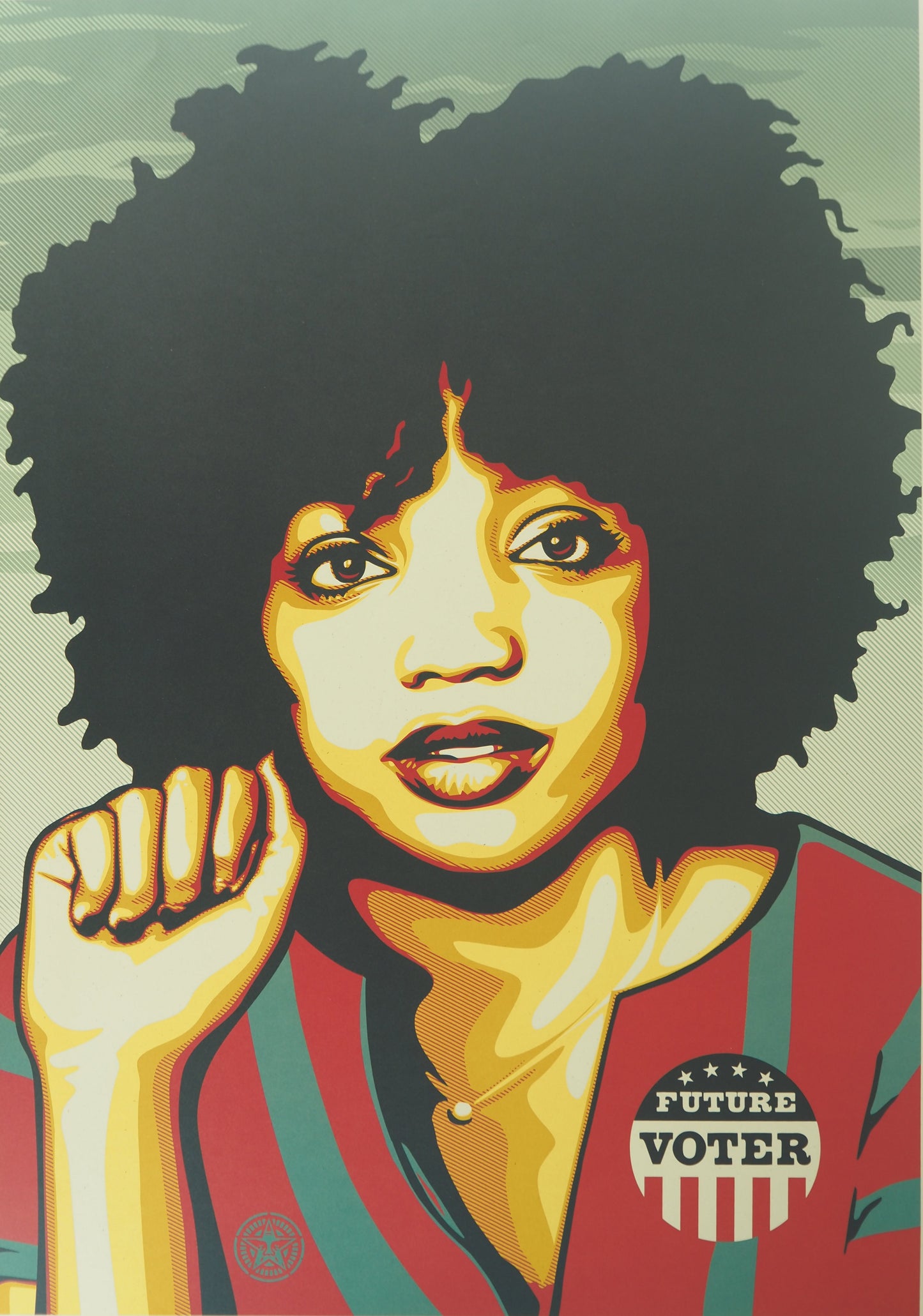 Shepard FAIREY (OBEY) : We the future (Power to the polls) - Lithographie signée