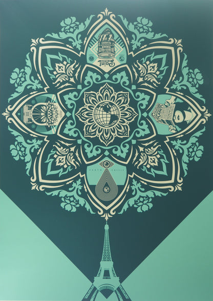 Shepard FAIREY (OBEY) : Delicate balance - Lithographie originale signée