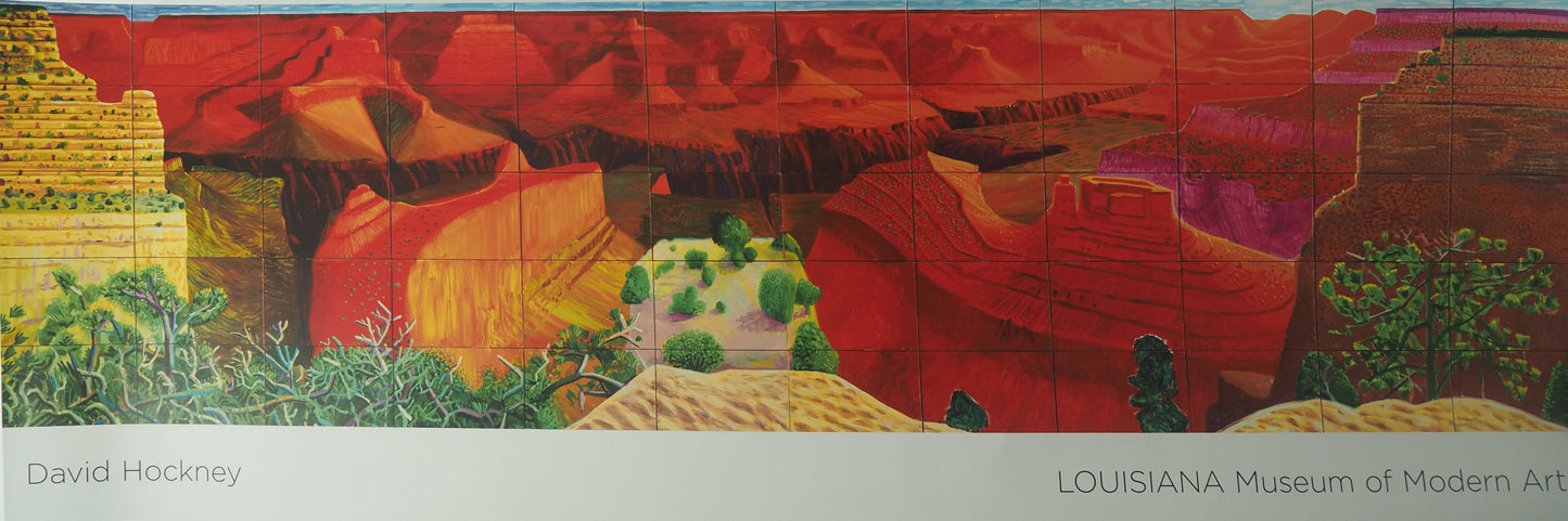 David HOCKNEY : Closer Grand Canyon - Affiche originale