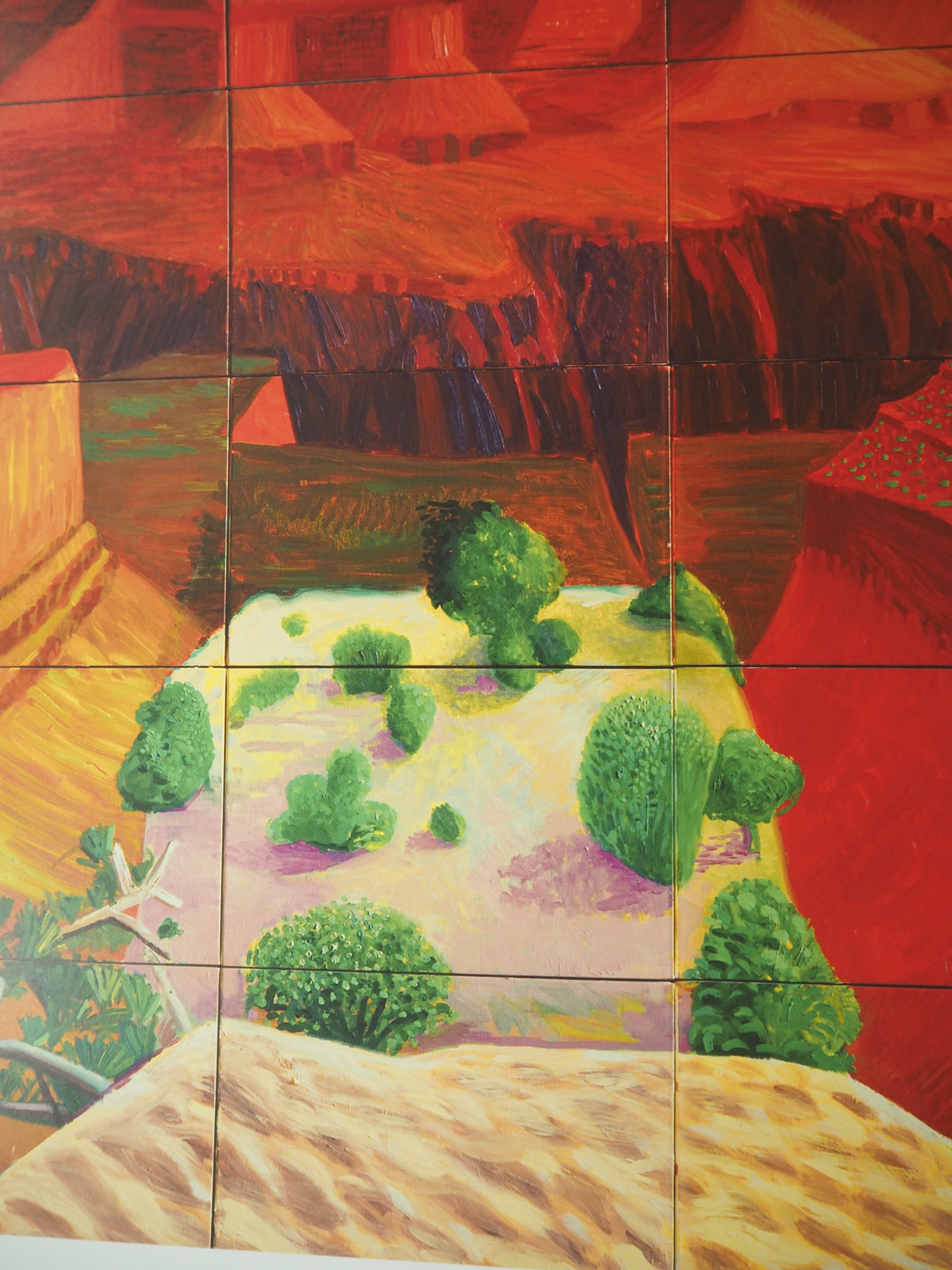 David HOCKNEY : Closer Grand Canyon - Affiche originale