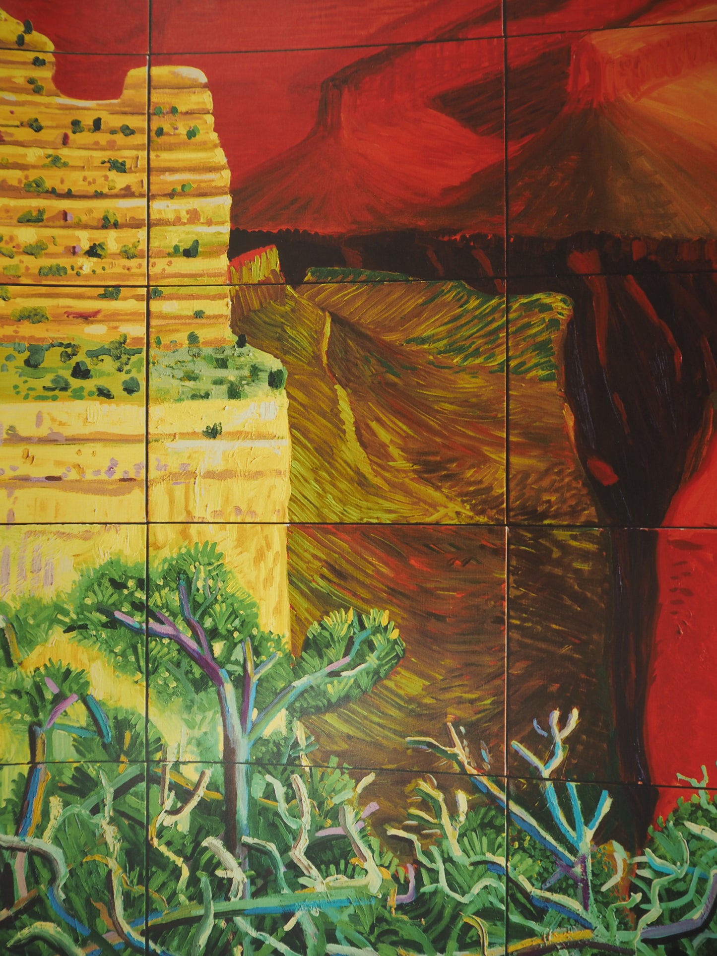 David HOCKNEY : Closer Grand Canyon - Affiche originale