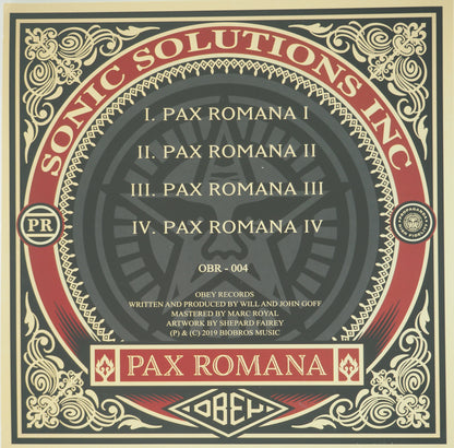 Shepard FAIREY (OBEY) : Pax Romana - Vinyle signé