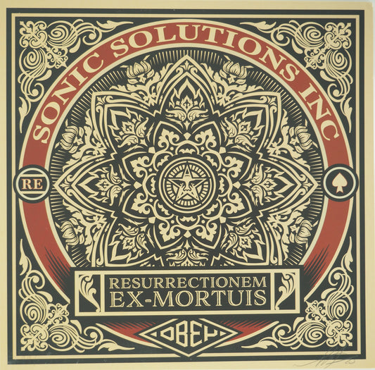Shepard FAIREY (OBEY) : Resurrectionem ex-mortuis - Vinyle signé