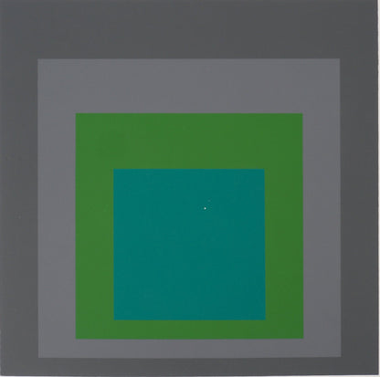 Josef ALBERS :  Homage to the square, Renewed Hope - Sérigraphie en couleurs
