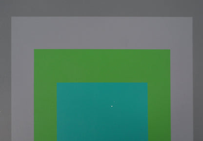 Josef ALBERS :  Homage to the square, Renewed Hope - Sérigraphie en couleurs
