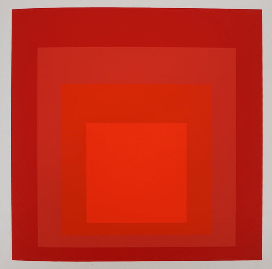 Josef ALBERS : Homage to the square, R III a 4 - Sérigraphie en couleurs