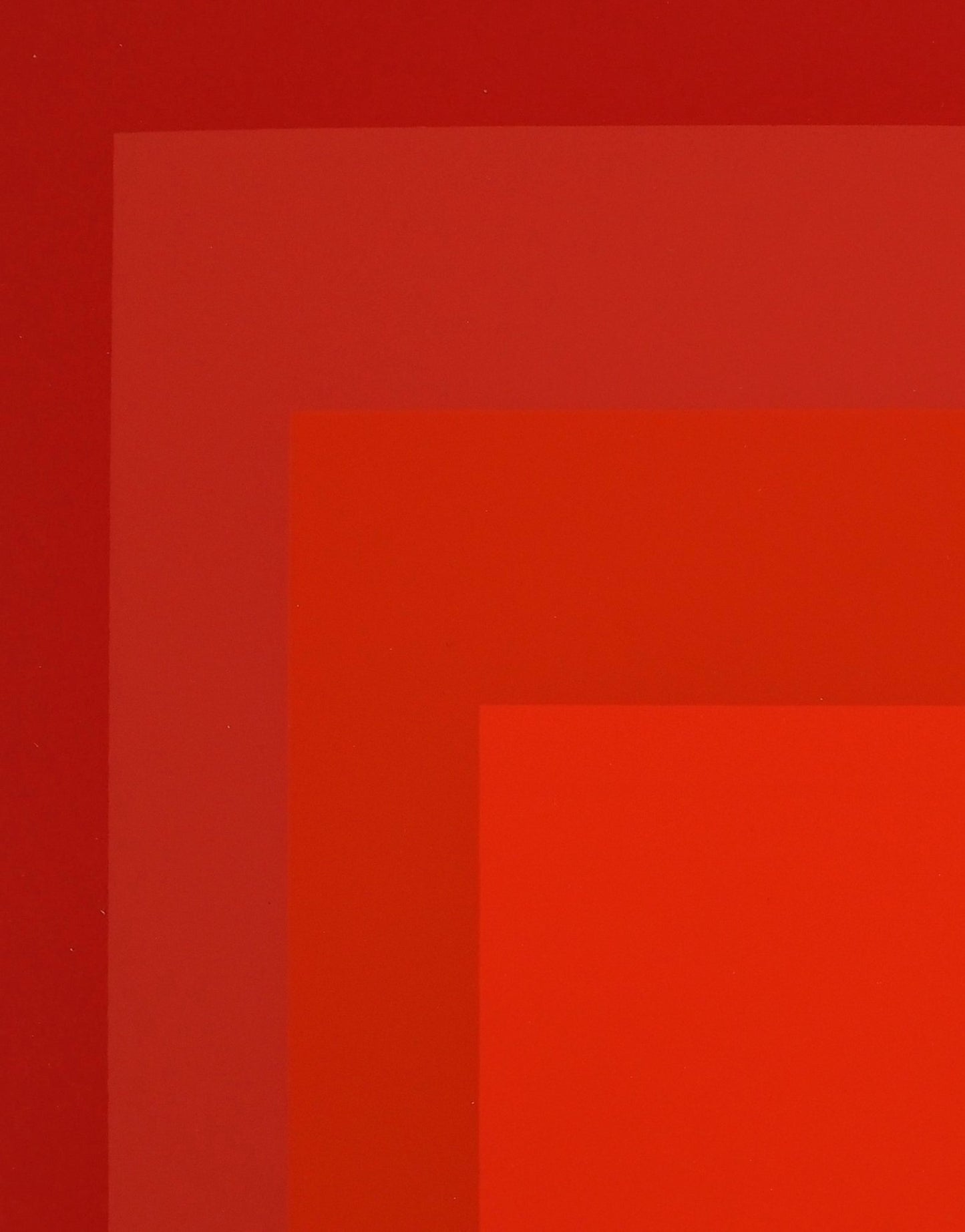 Josef ALBERS : Homage to the square, R III a 4 - Sérigraphie en couleurs