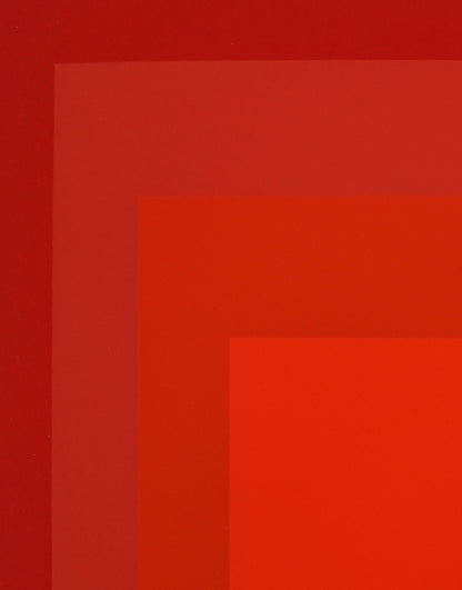 Josef ALBERS : Homage to the square, R III a 4 - Sérigraphie en couleurs