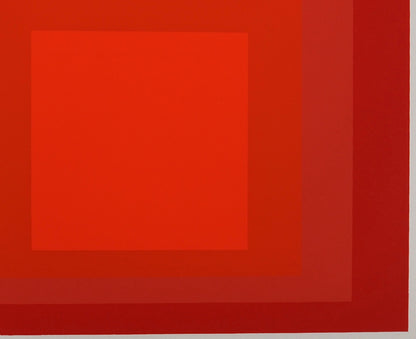 Josef ALBERS : Homage to the square, R III a 4 - Sérigraphie en couleurs