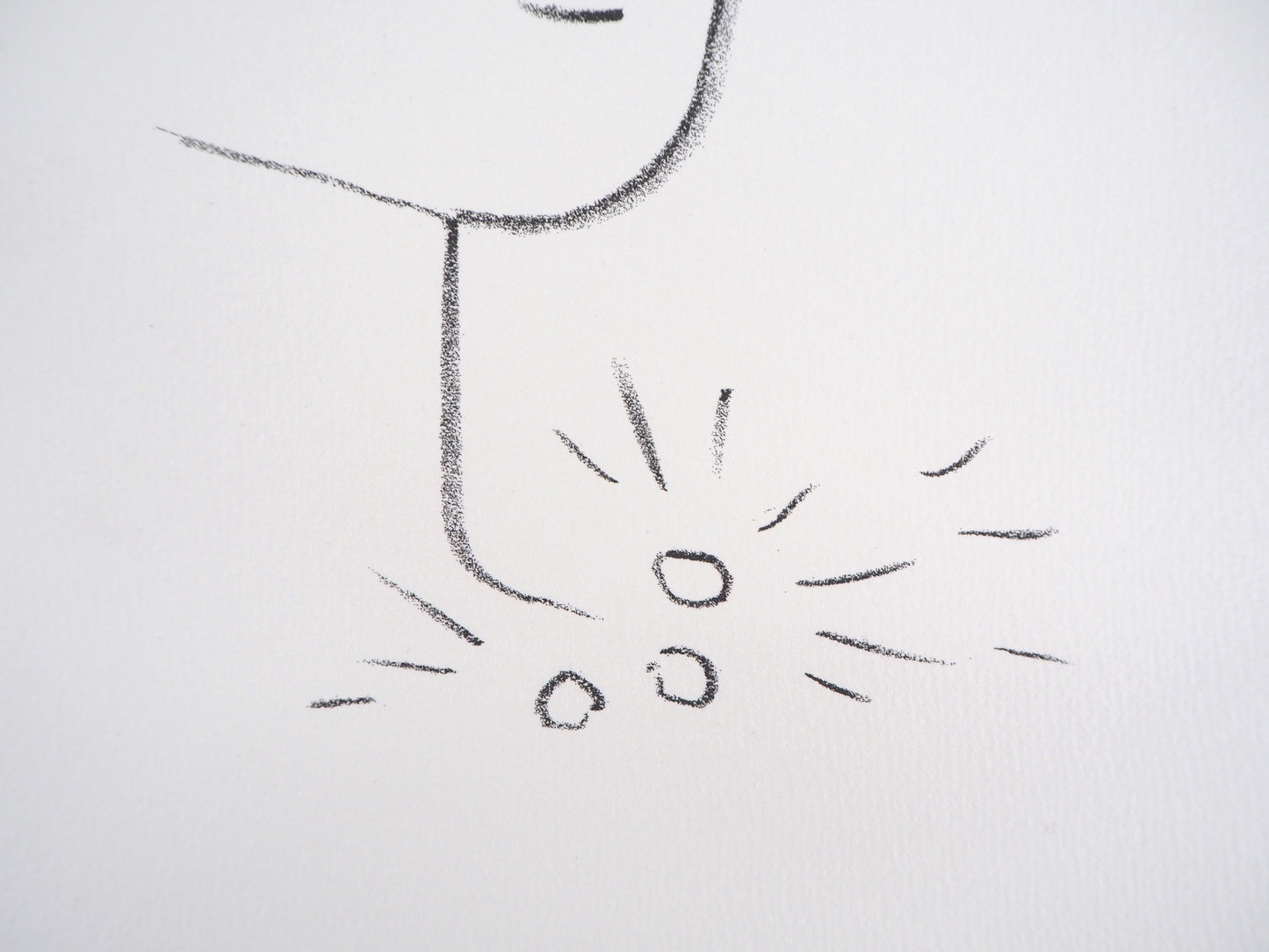 Jean COCTEAU : La parure de perles - Lithographie signée