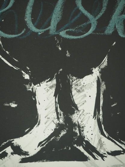 Roger CRUSAT : Le dernier numéro du clown - Lithographie originale signée