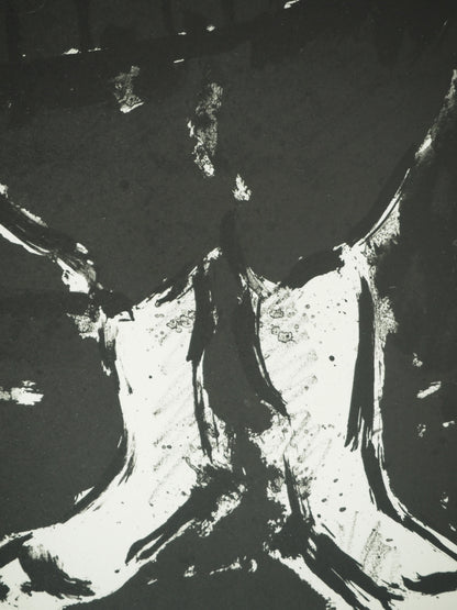 Roger CRUSAT : Clown au chapeau - Lithographie originale signée