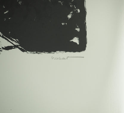 Roger CRUSAT : Clown au chapeau - Lithographie originale signée