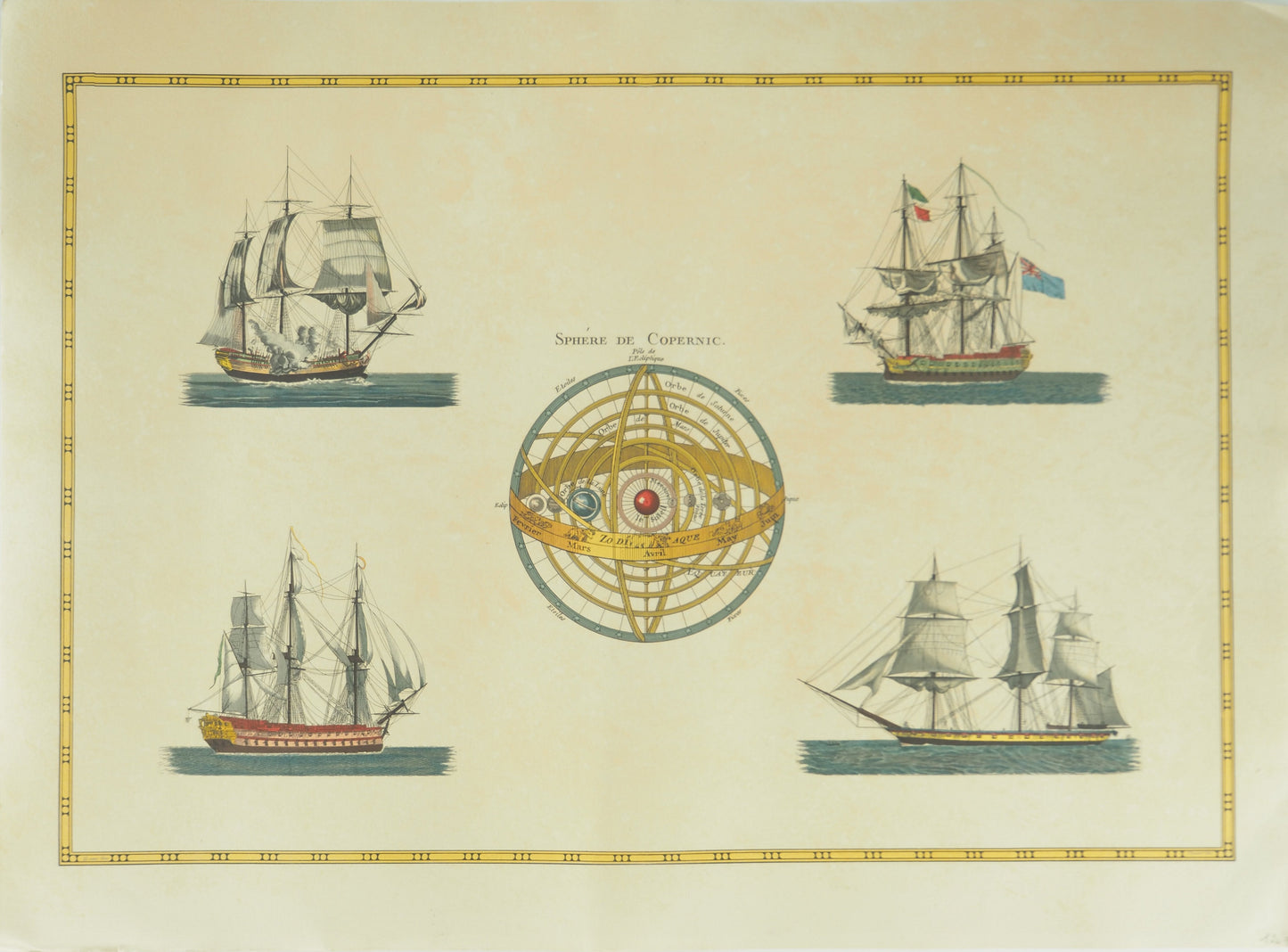 CIMERA : Sphère de Copernic et Navires navals