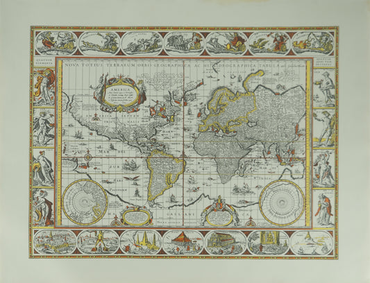 Willem Janszoon BLAEU : Planisphère