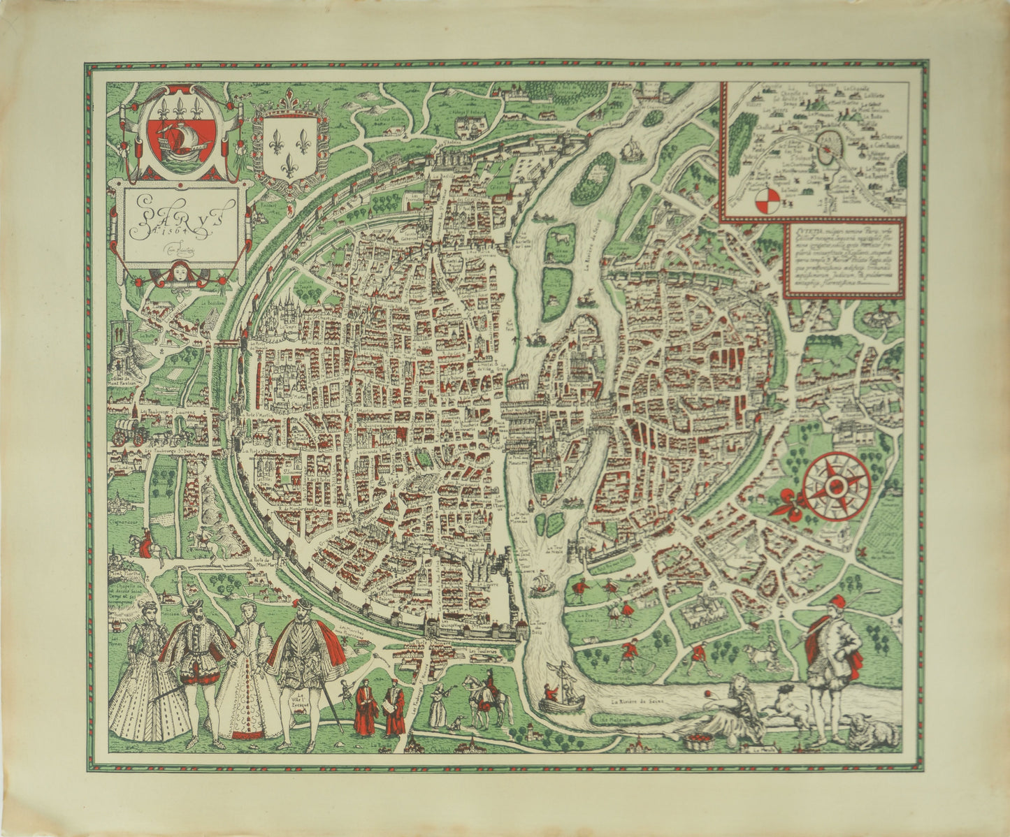BRAUN / HOGENBERG :  Plan de Paris