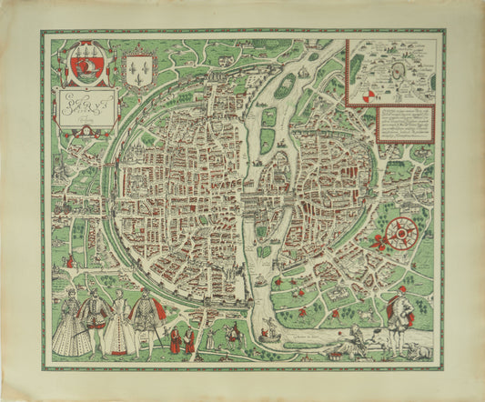 BRAUN / HOGENBERG :  Plan de Paris