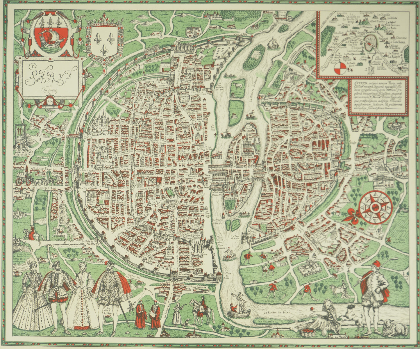 BRAUN / HOGENBERG :  Plan de Paris