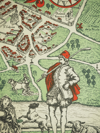 BRAUN / HOGENBERG :  Plan de Paris