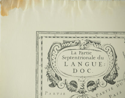 Hendrik HONDIUS : Carte du Languedoc