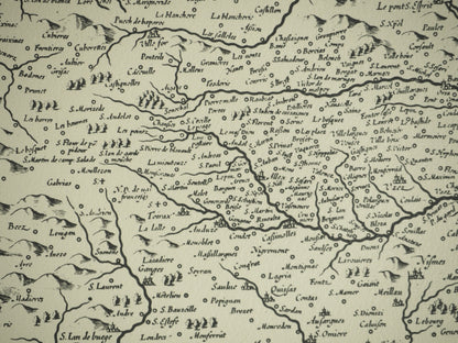 Hendrik HONDIUS : Carte du Languedoc