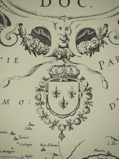 Hendrik HONDIUS : Carte du Languedoc