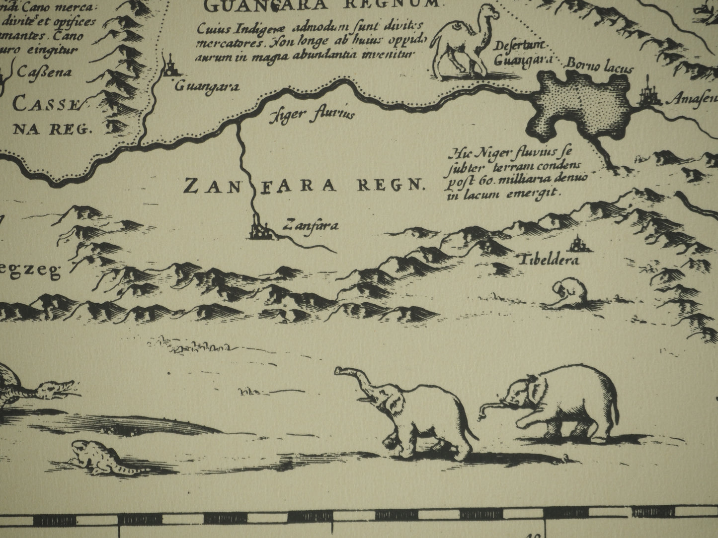 Johannes JANSSONIUS : Carte du Maghreb