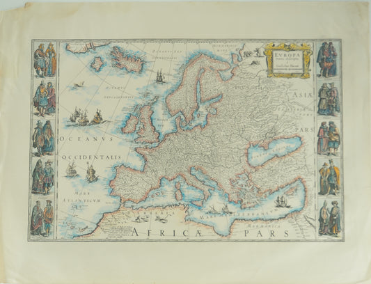 Willem Janszoon BLAEU : Carte de l'Europe