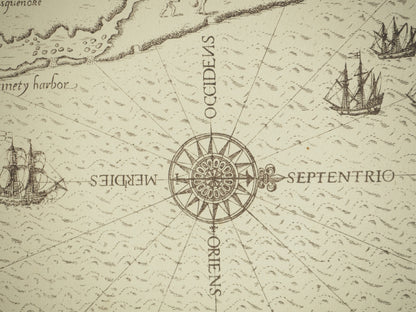 John WHITE : Carte de la Virginie