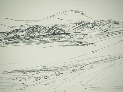 Roger CRUSAT : La Baie - Dessin original signé