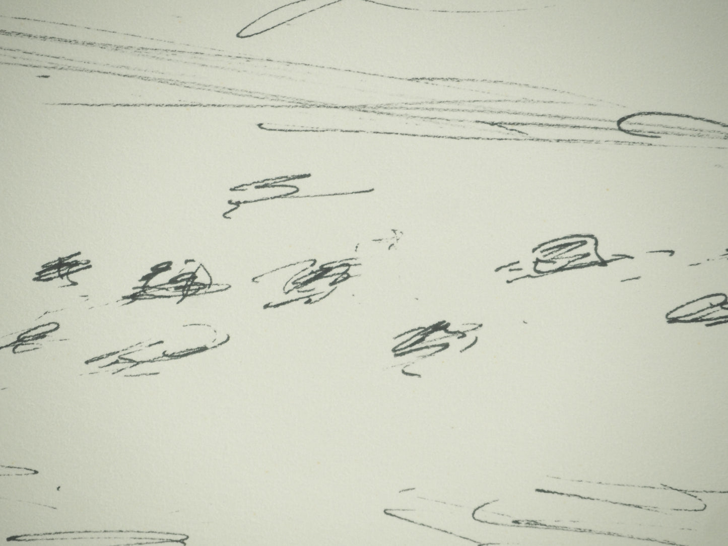 Roger CRUSAT : La Baie - Dessin original signé