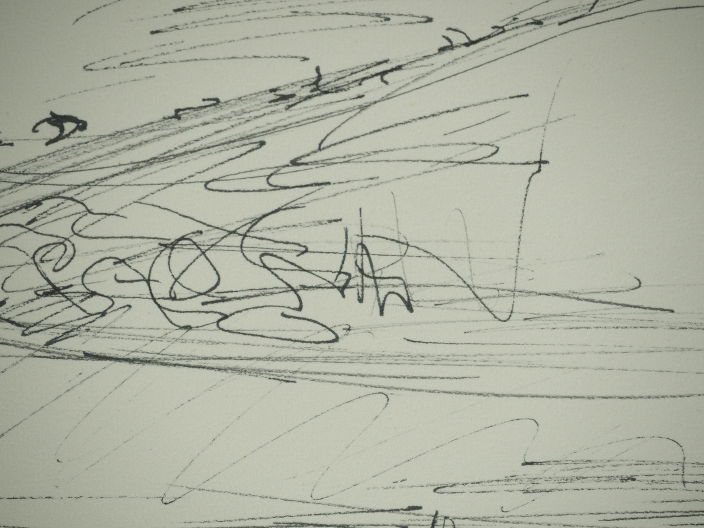 Roger CRUSAT : Paysage - Dessin original signé