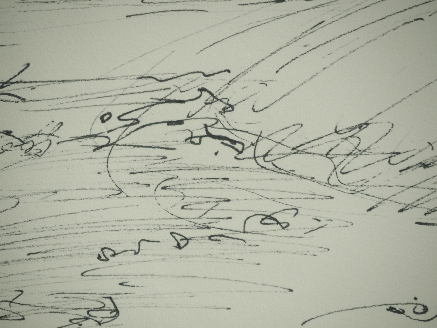 Roger CRUSAT : Paysage - Dessin original signé