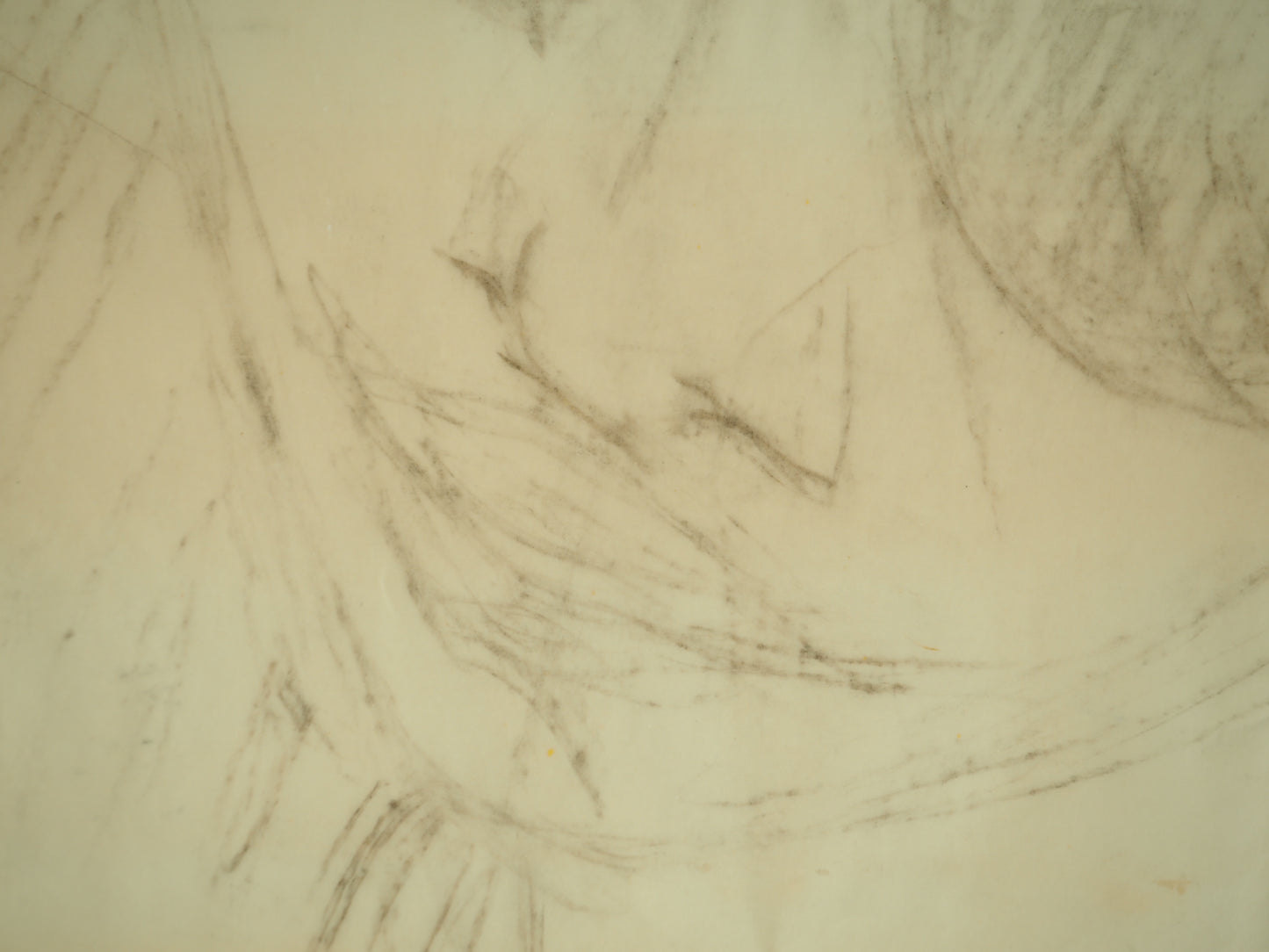 Roger CRUSAT : Portrait de jeune fille - Dessin original
