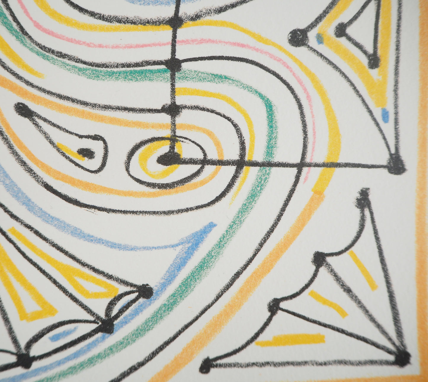 Jean COCTEAU : Le Baiser - Lithographie signée