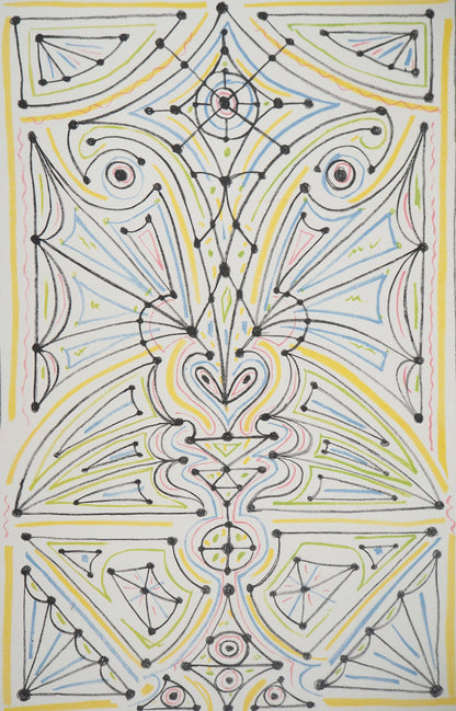 Jean COCTEAU : Tête d'animal - Lithographie signée