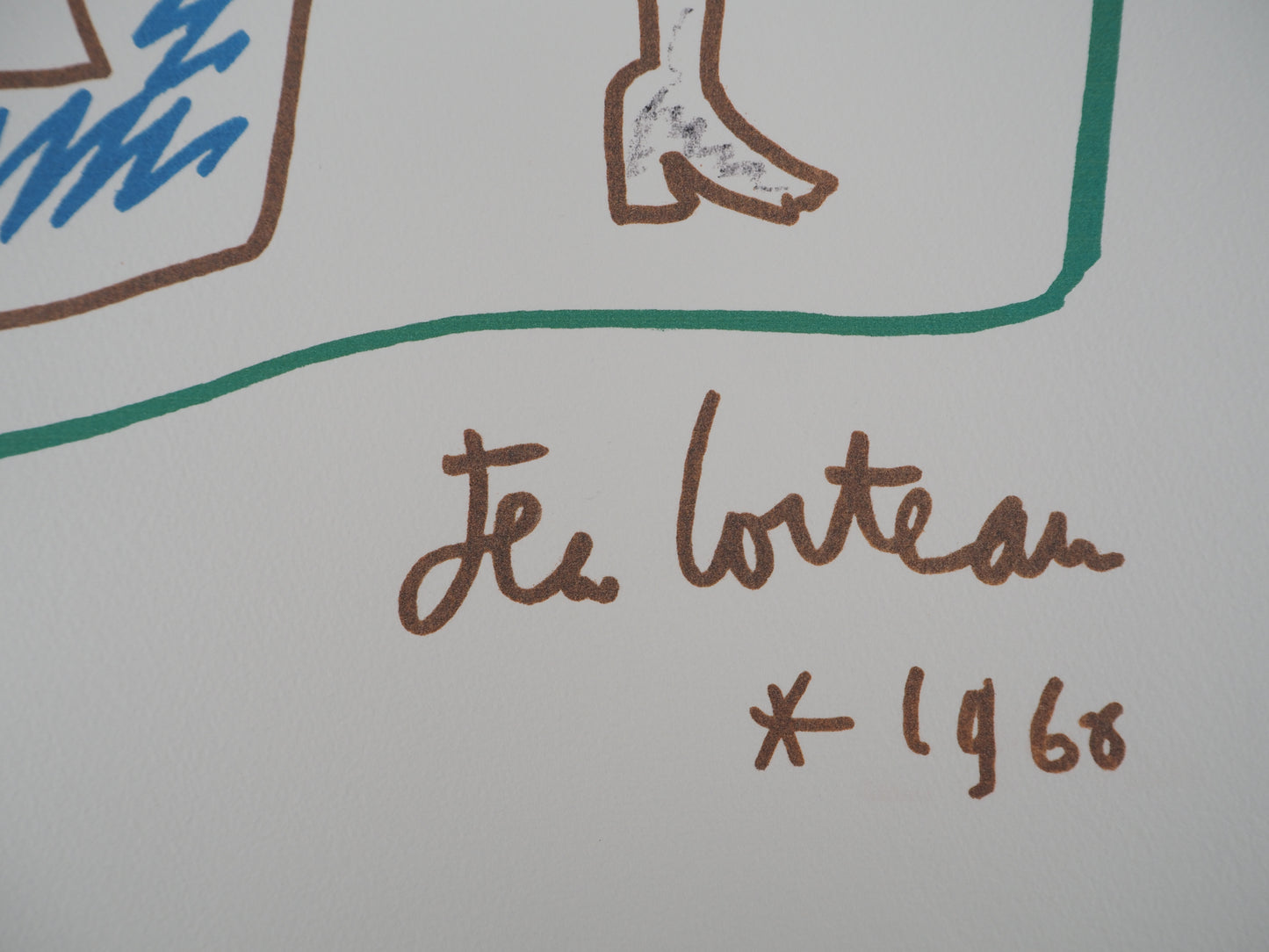 Jean COCTEAU : Danseurs de flamenco - Lithographie signée
