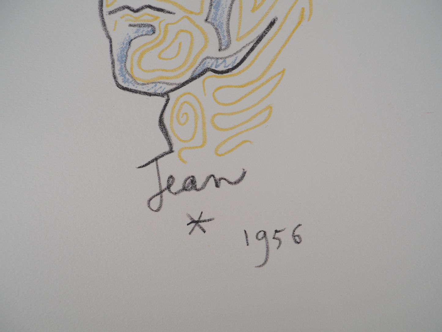 Jean COCTEAU : Crucifixion, Marie Madeleine et Jean Évangéliste - Lithographie signée