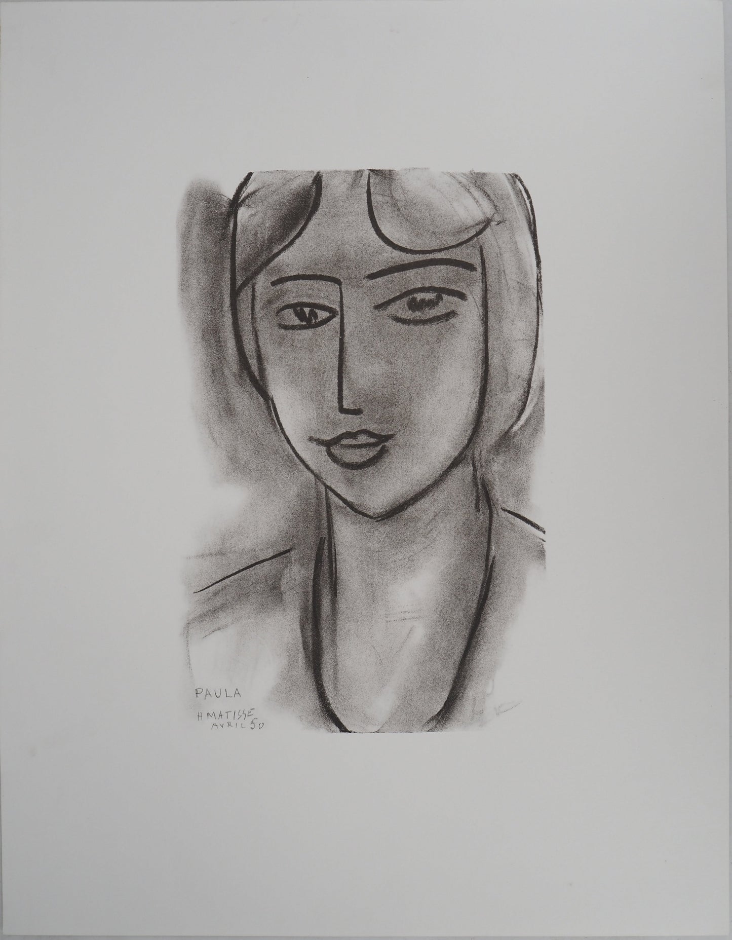Henri MATISSE : Paula - Lithographie signée