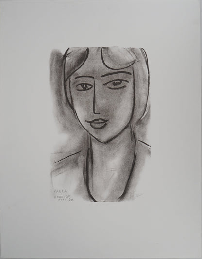 Henri MATISSE : Paula - Lithographie signée