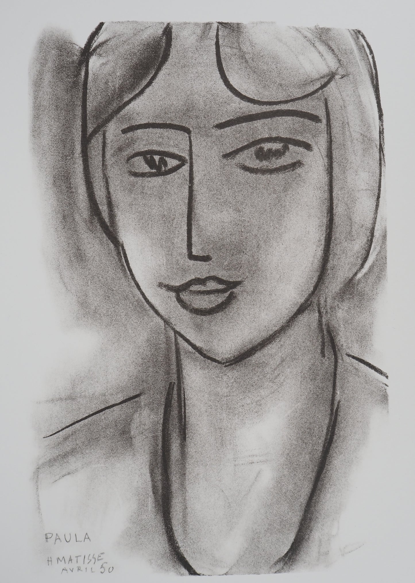 Henri MATISSE : Paula - Lithographie signée