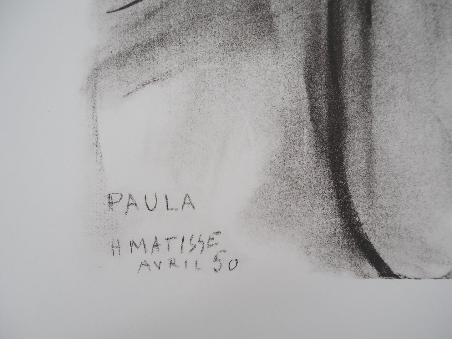 Henri MATISSE : Paula - Lithographie signée
