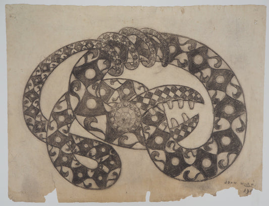 Joan MIRO : Le Serpent - Lithographie signée
