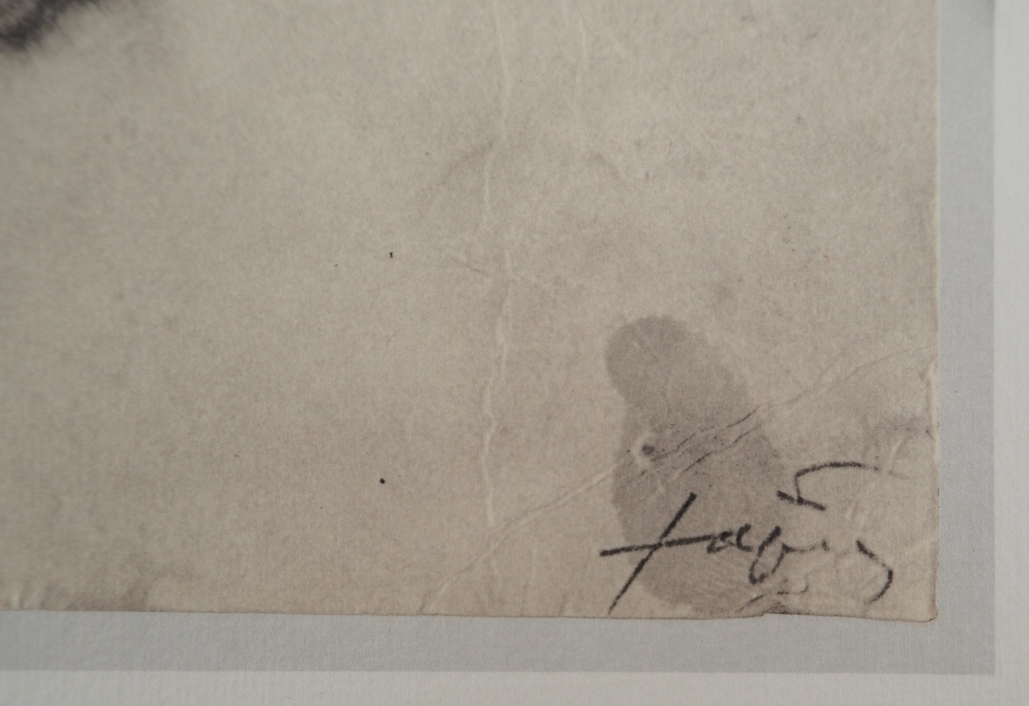Antoni TAPIES : Regards en coin - Lithographie signée